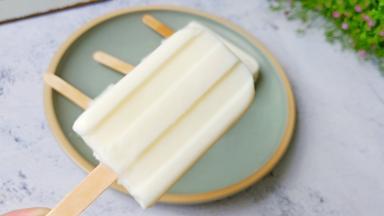 完全无添加剂，放心地享受我的棉花糖版的棒冰！