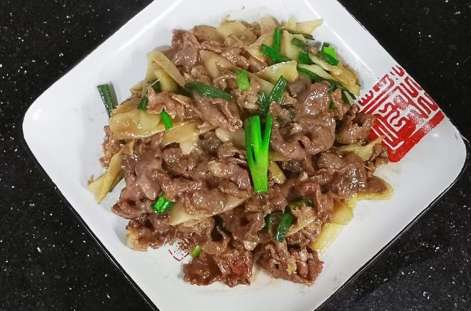 子姜炒牛肉
