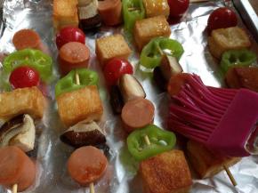 中途取出翻面再刷少许油直至结束