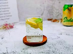 再加入柠檬片，猕猴桃干，薄荷叶。