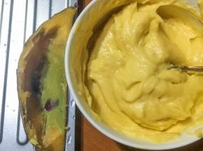 我这皮薄的红薯，挖不了太薄，这样就行，带皮食用的，