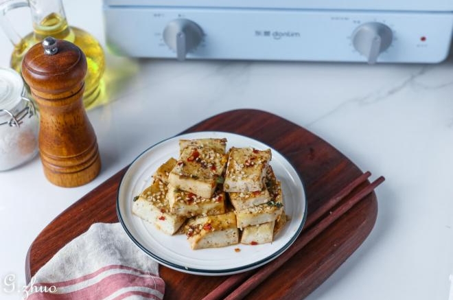 孜然烤豆腐