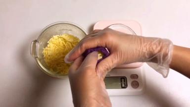 然后用虎口法收口