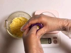 然后用虎口法收口