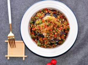 海鲜捞汁蒸时蔬