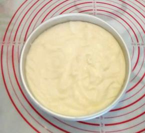 双手端起模具，在距离桌子10公分高度松手震模，震去大气泡。