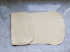 重复进行第二次三折。