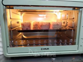 送入预热好的烤箱，上下火160摄氏度，中层，烤32分钟。