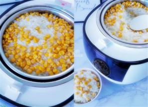 最后插电源点蒸饭模式22分钟就完成了，全自动还原中国传统捞饭的煮、滤、蒸三个步骤。