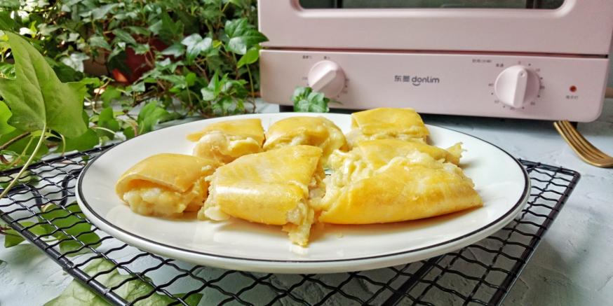 网红榴莲芝士饼