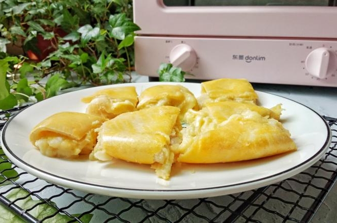 网红榴莲芝士饼