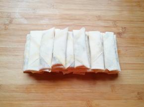 全部春卷做完。