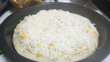 铺一层马苏里拉