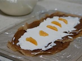 然后如图这样子再用果肉点缀一下。