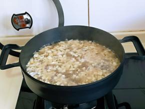 再次烧开，搅拌均匀。