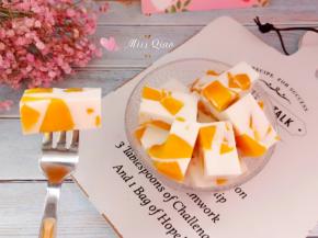 Q弹的芒果椰奶冻。