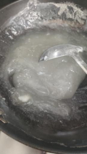 最后成为浓稠的一团!