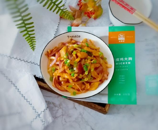 酱香鸡肉洋葱