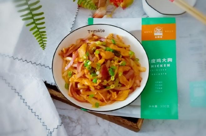 酱香鸡肉洋葱