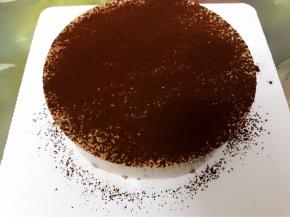 表面筛上可可粉