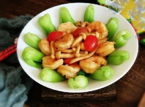 直接放到摆好的油菜上面