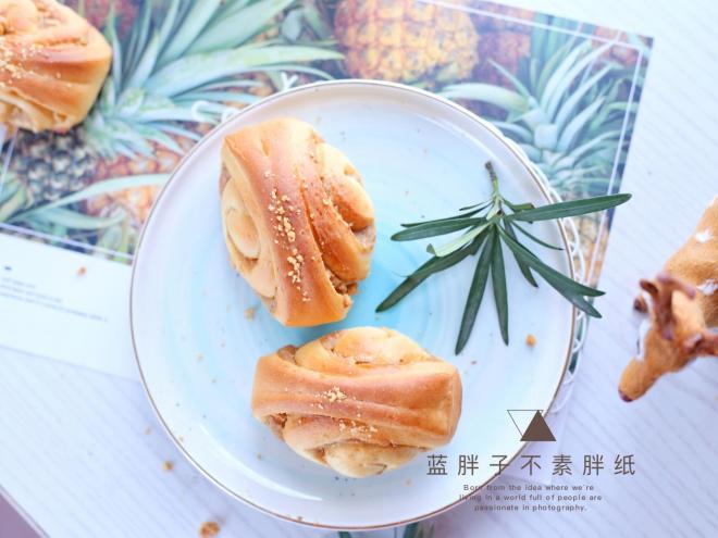 花生酱面包卷（一次发酵）