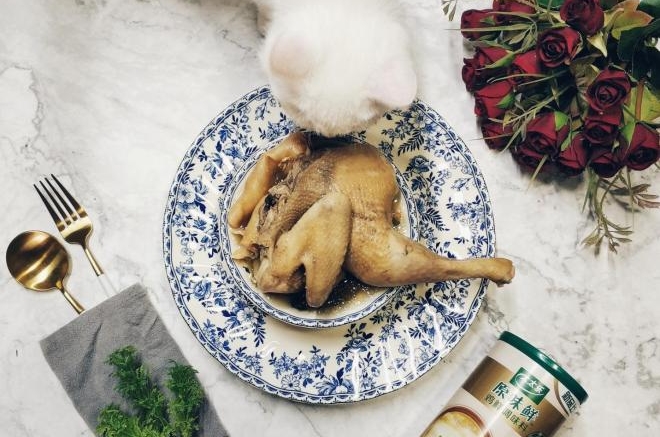 花胶冬菇羊肚菌老鸡汤