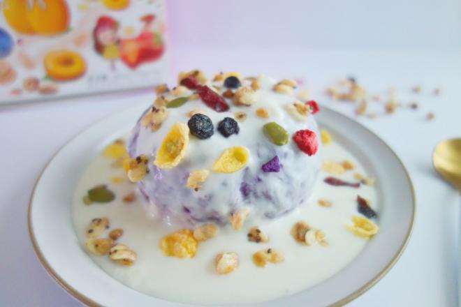 紫薯酸奶麦片