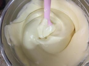 拌好的蛋糕糊状态。