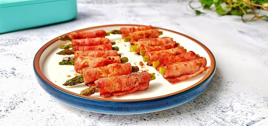 宴客菜【培根芦笋卷】