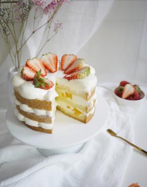 不会抹面的做裸蛋糕是没有问题的哦。