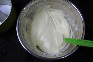 混合均匀的面糊。