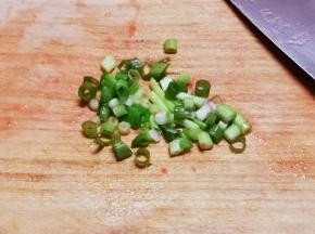 香葱切小圈