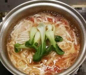 翻拌一下即可关火