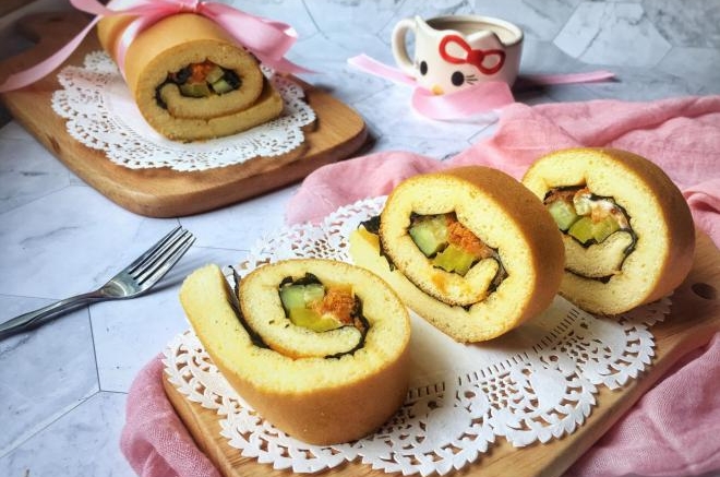 海苔寿司蛋糕卷