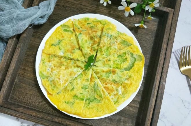 苦瓜鸡蛋饼