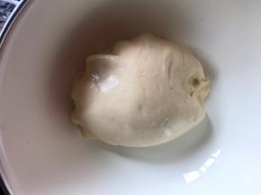 放入揉好的面团，密封发酵至两倍大