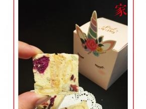 五彩雪花酥成品图