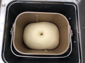 发酵至两倍大，戳洞不回缩即可