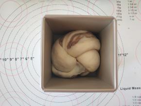 放入学厨水立方模具汇中发酵。。
