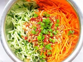 加上葱花。