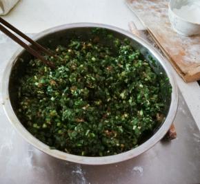 淋上芝麻油提香