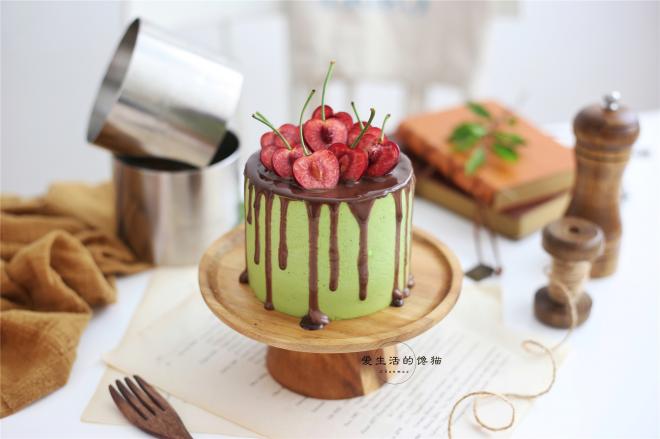 黑米抹茶慕斯