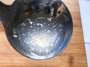 关火焖5分钟，西米全部透明