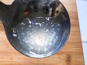 关火焖5分钟，西米全部透明