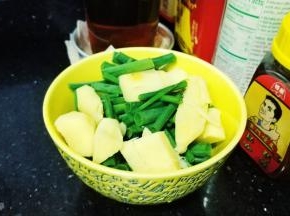 姜葱切块切段