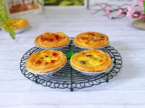 蜜豆蛋挞出炉啦！