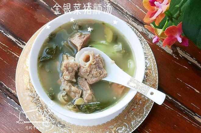 金银菜猪肺汤