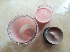 打10秒左右，很细腻的番石榴果汁可以开喝了