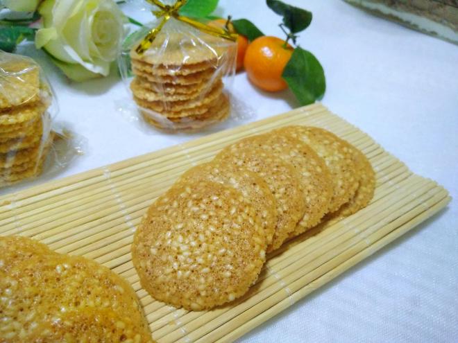 香酥蛋白芝麻薄脆